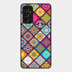 Mandala Glass Case Cover V2 For Samsung Galaxy M13
