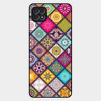 Mandala Glass Case Cover V2 For Samsung Galaxy F42 5G
