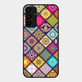 Mandala Glass Case Cover V2 For Samsung Galaxy M15 5G