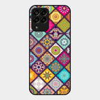 Mandala Glass Case Cover V2 For Samsung Galaxy M33 5G