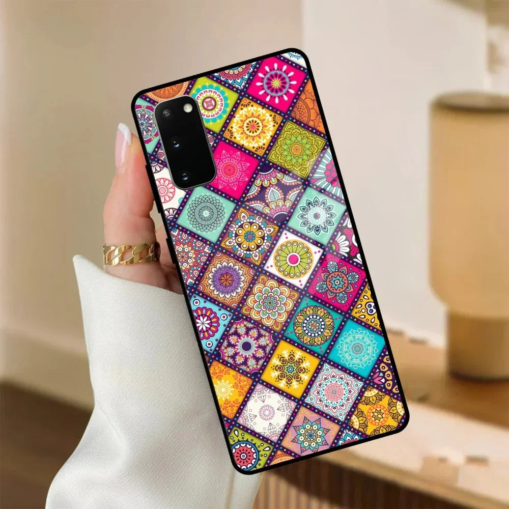 Mandala Glass Case Cover V2 For Samsung - ShopOnCliQ