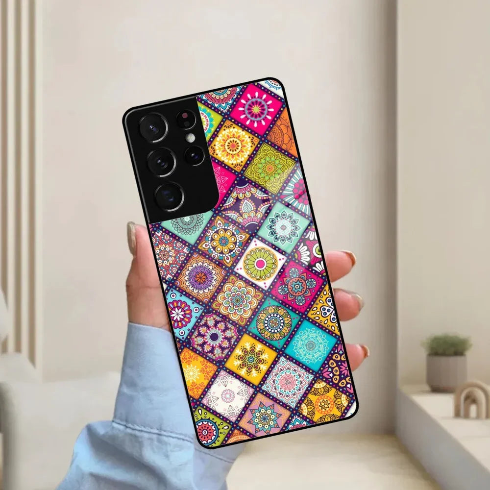 Mandala Glass Case Cover V2 For Samsung - ShopOnCliQ