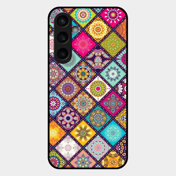 Mandala Glass Case Cover V2 For Samsung Galaxy S23 Fe 5G