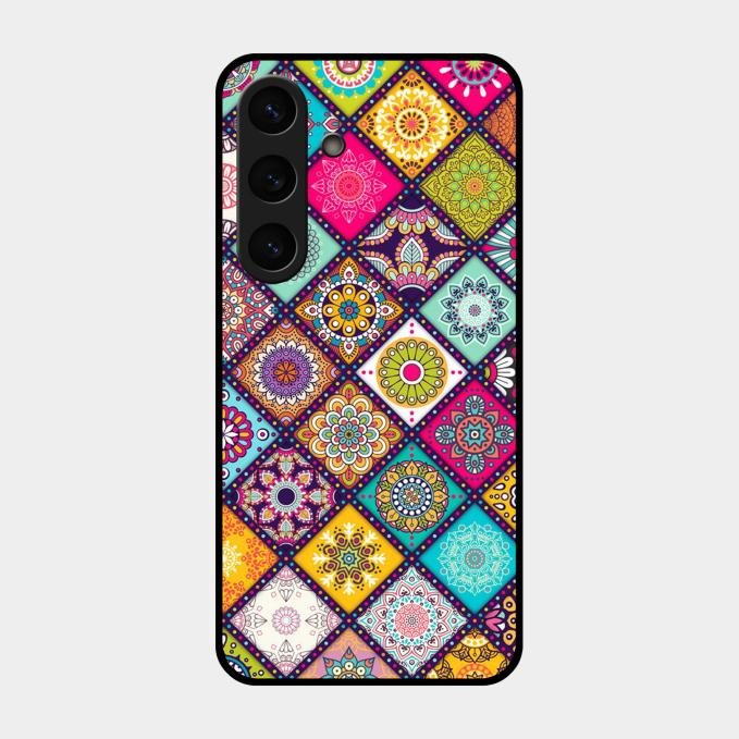 Mandala Glass Case Cover V2 For Samsung Galaxy S26 5G