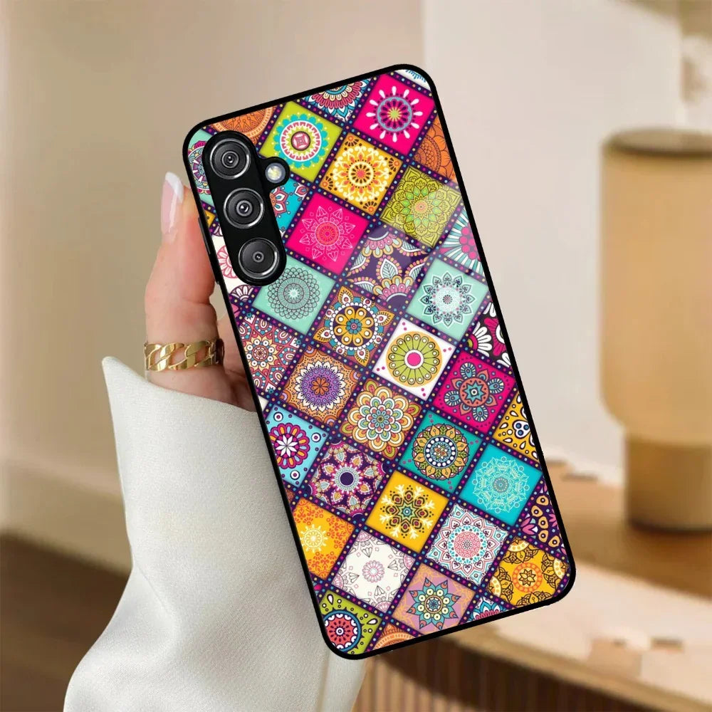 Mandala Glass Case Cover V2 For Samsung - ShopOnCliQ