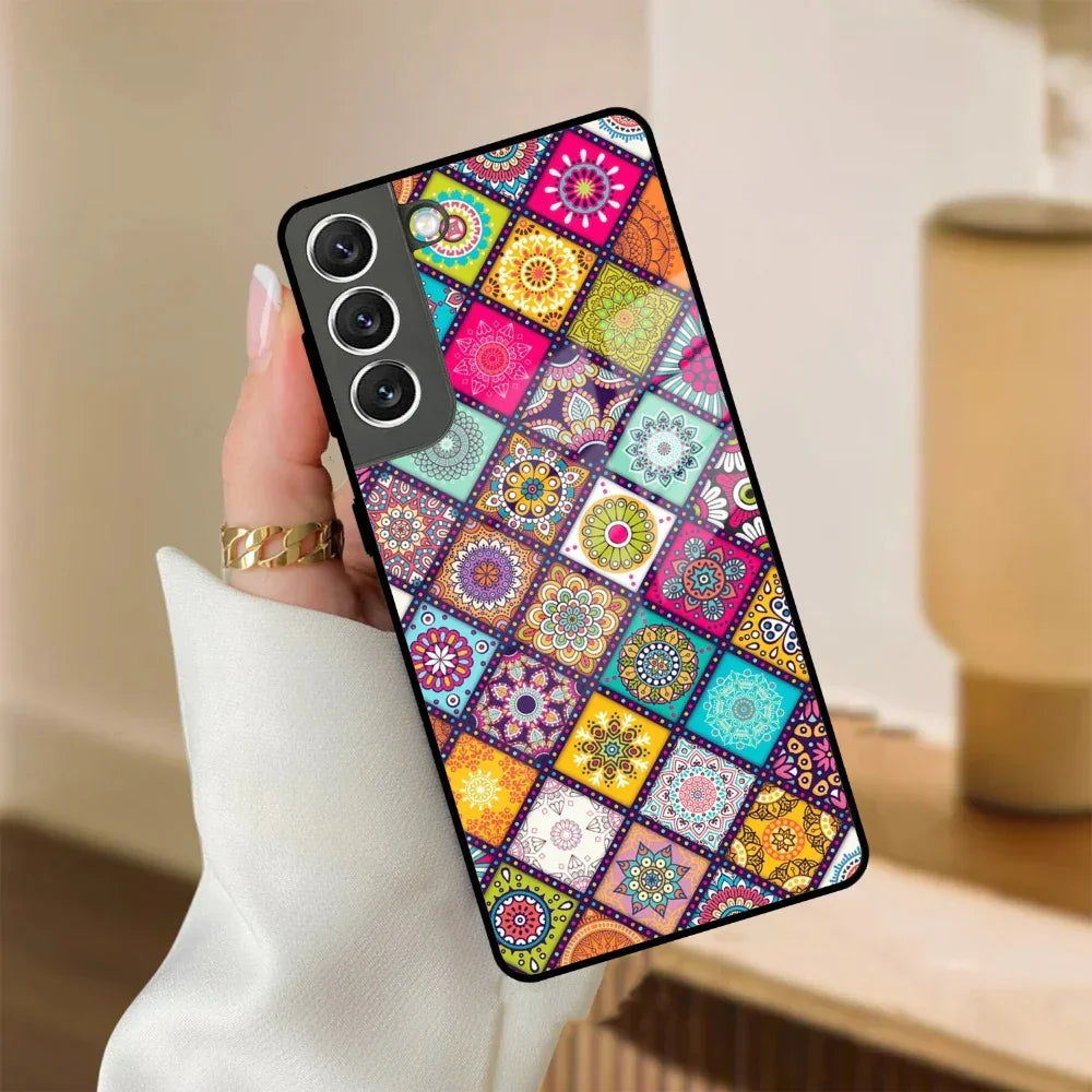 Mandala Glass Case Cover V2 For Samsung - ShopOnCliQ