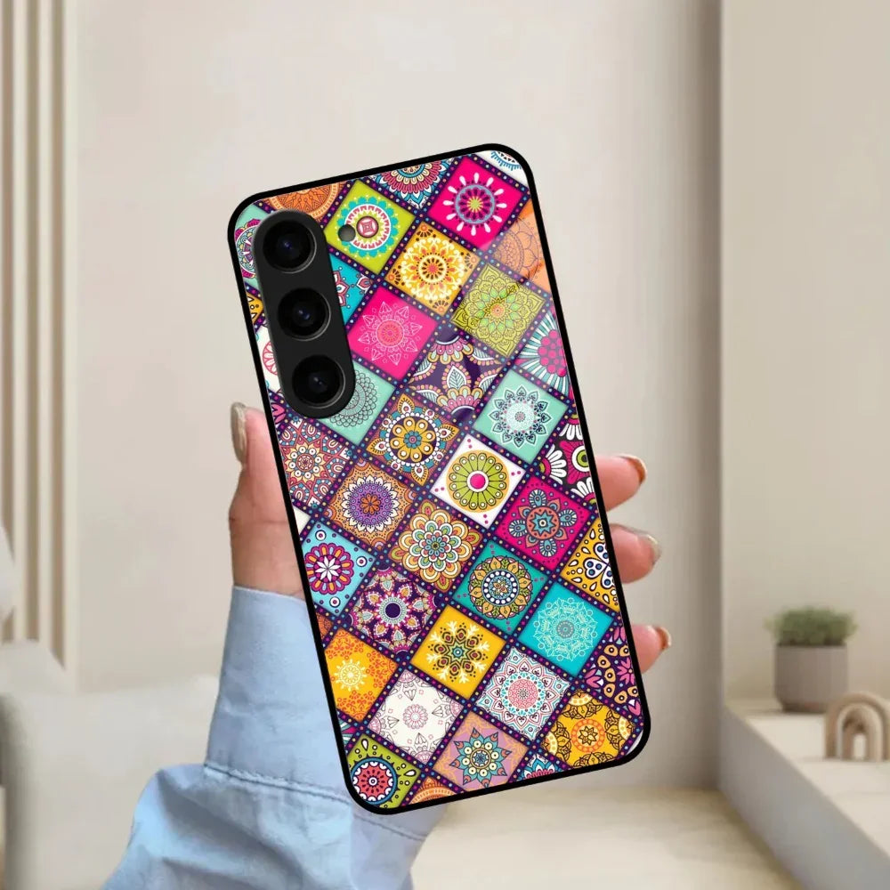 Mandala Glass Case Cover V2 For Samsung - ShopOnCliQ
