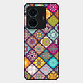 Mandala Glass Case Cover V2 For Vivo T1 Pro 5G