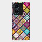 Mandala Glass Case Cover V2 For Vivo T1 Pro 5G