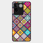 Mandala Glass Case Cover V2 For Vivo T2 Pro 5G