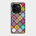 Mandala Glass Case Cover V2 For Vivo T3 Pro 5G