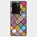 Mandala Glass Case Cover V2 For Vivo V27 5G