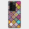 Mandala Glass Case Cover V2 For Vivo V27 Pro 5G