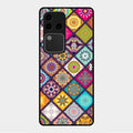 Mandala Glass Case Cover V2 For Vivo V30 Pro 5G