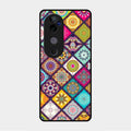 Mandala Glass Case Cover V2 For Vivo V40 Pro 5G