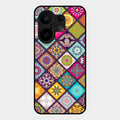 Mandala Glass Case Cover V2 For Vivo X200 Fe 5G