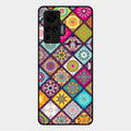Mandala Glass Case Cover V2 For Vivo X50 Pro 5G
