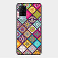 Mandala Glass Case Cover V2 For Vivo X60 5G