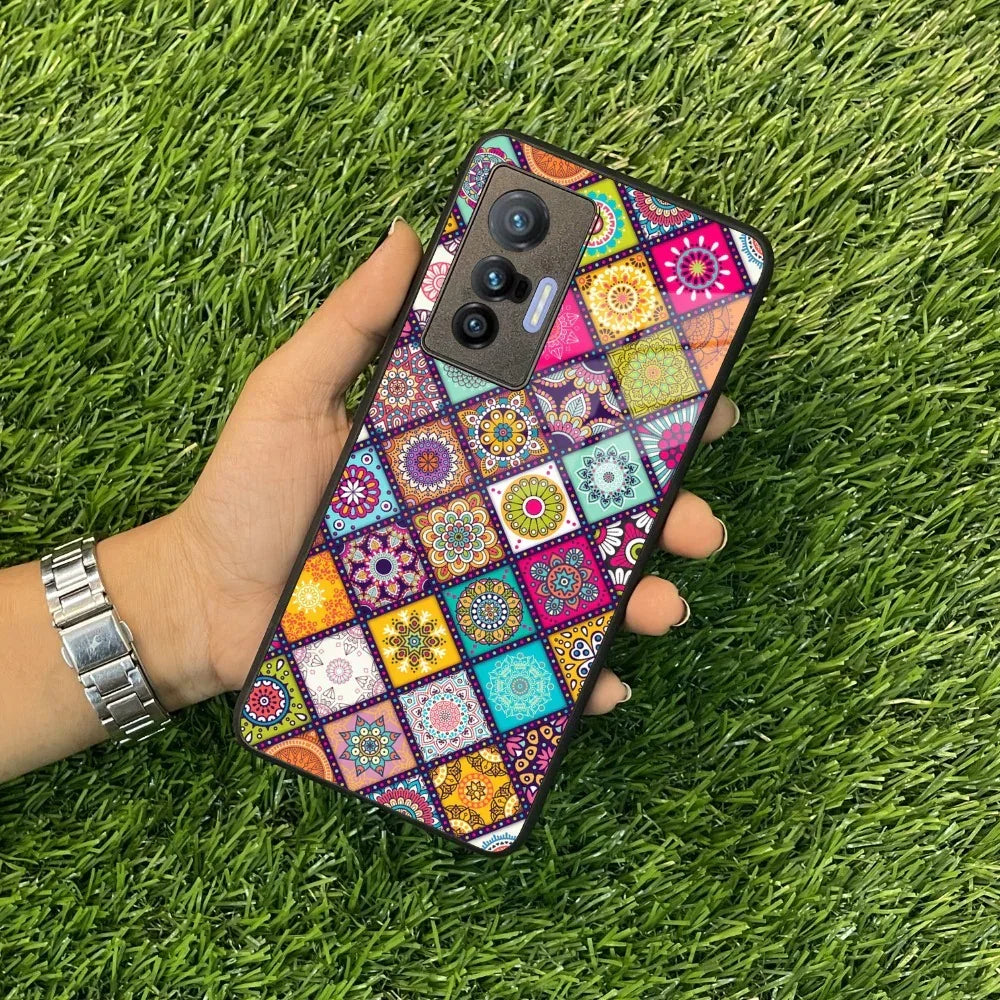 Mandala Glass Case Cover V2 For Vivo - ShopOnCliQ