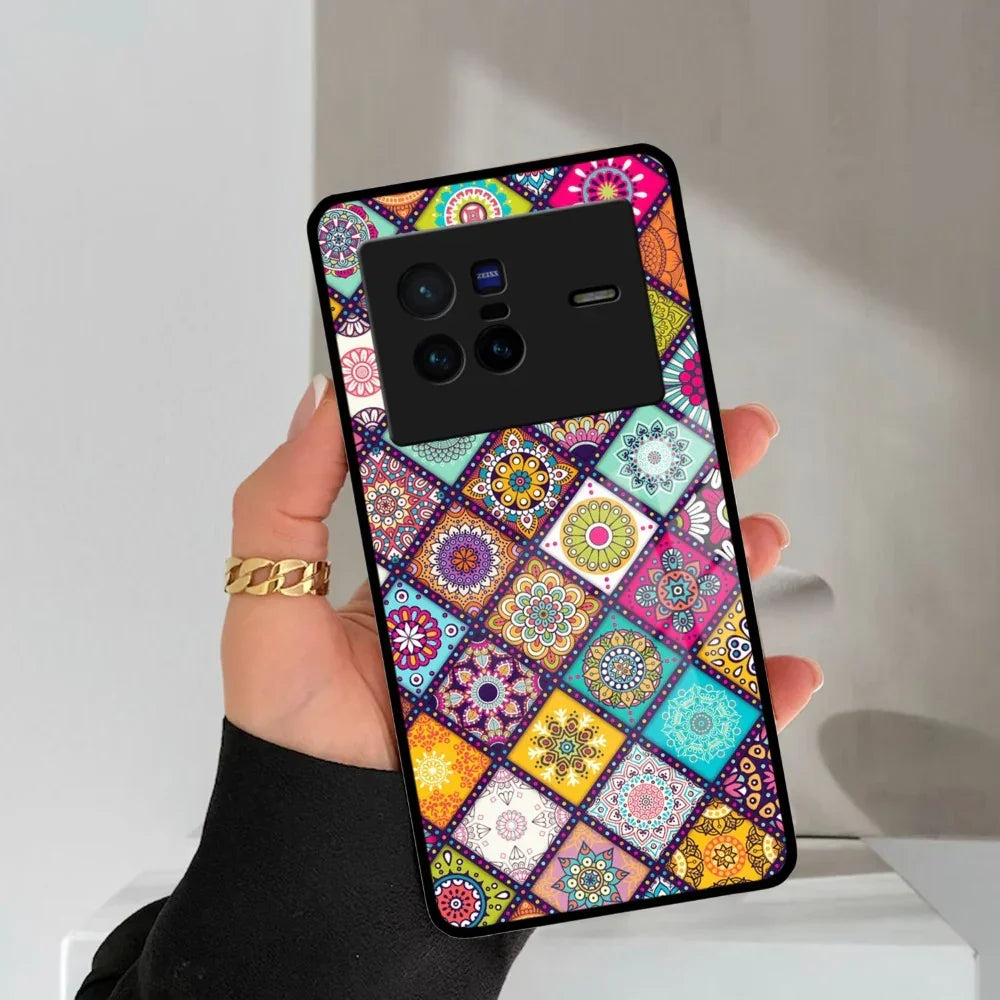 Mandala Glass Case Cover V2 For Vivo - ShopOnCliQ