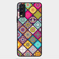 Mandala Glass Case Cover V2 For Vivo Y12G
