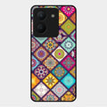 Mandala Glass Case Cover V2 For Vivo Y36