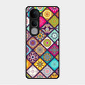 Mandala Glass Case Cover V2 For Vivo Y400 Pro 5G