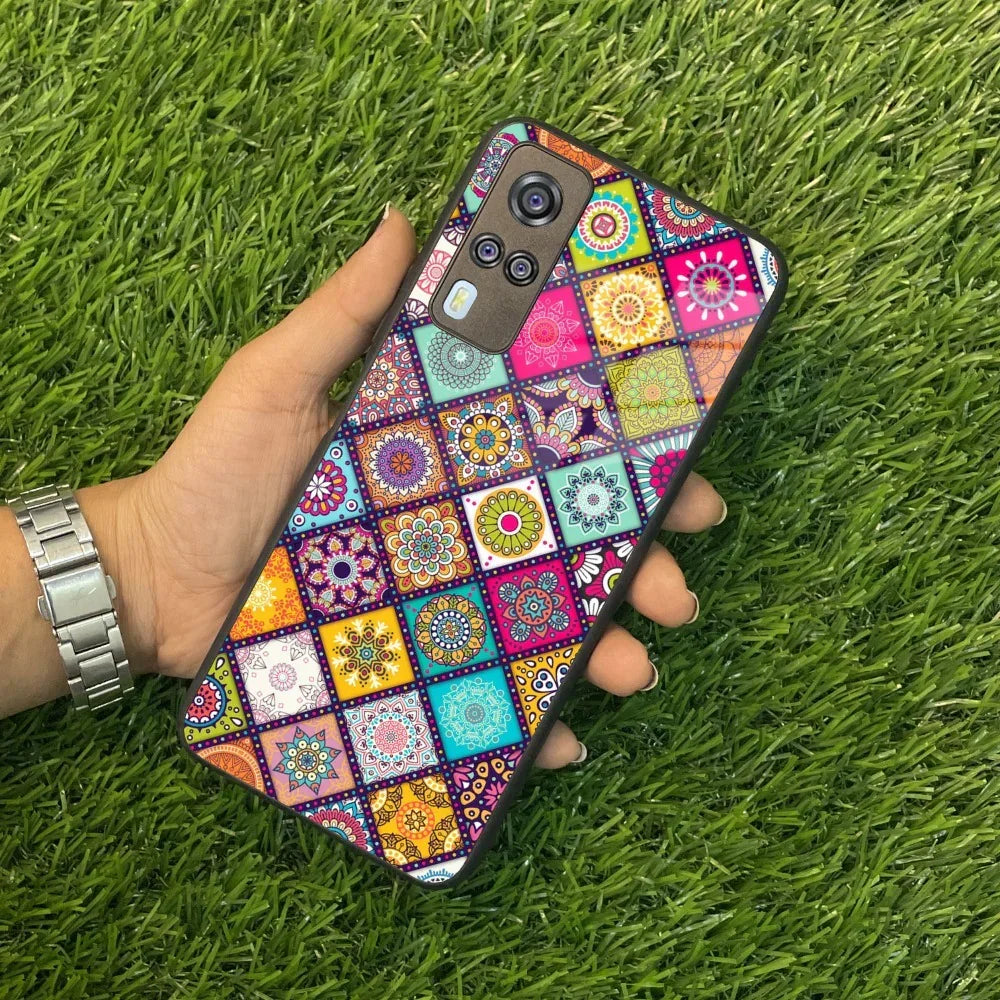 Mandala Glass Case Cover V2 For Vivo - ShopOnCliQ