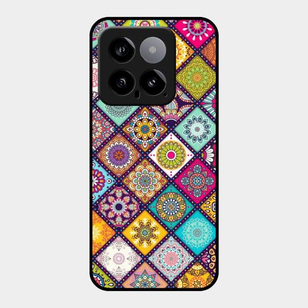 Mandala Glass Case Cover V2 For Xiaomi 14 5G