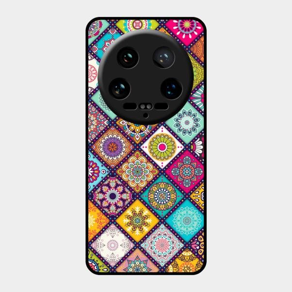 Mandala Glass Case Cover V2 For Xiaomi 14 Ultra