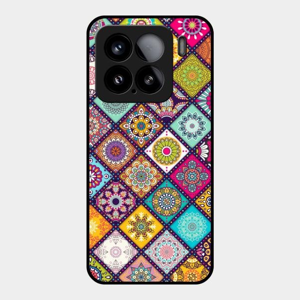 Mandala Glass Case Cover V2 For Xiaomi 15 5G