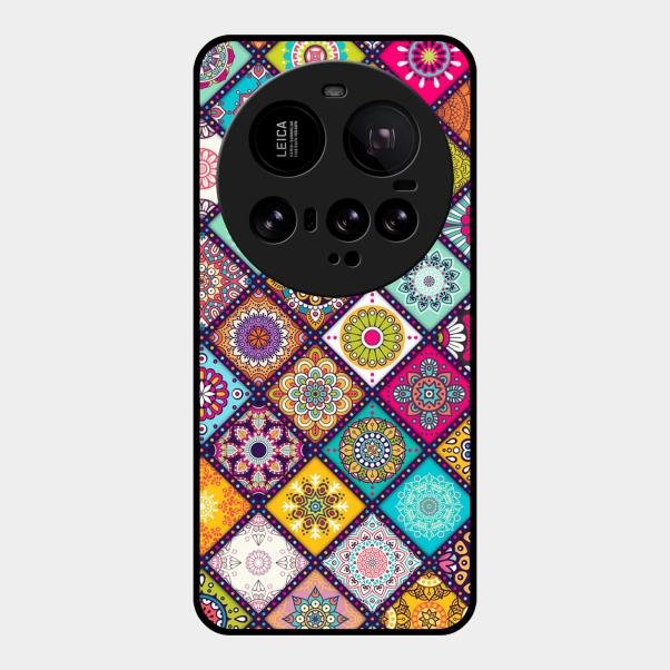 Mandala Glass Case Cover V2 For Xiaomi 15 Ultra 5G