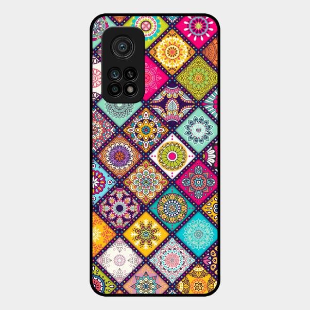 Mandala Glass Case Cover V2 For Xiaomi Mi 10T Pro 5G