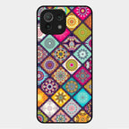 Mandala Glass Case Cover V2 For Xiaomi Mi 11 Lite
