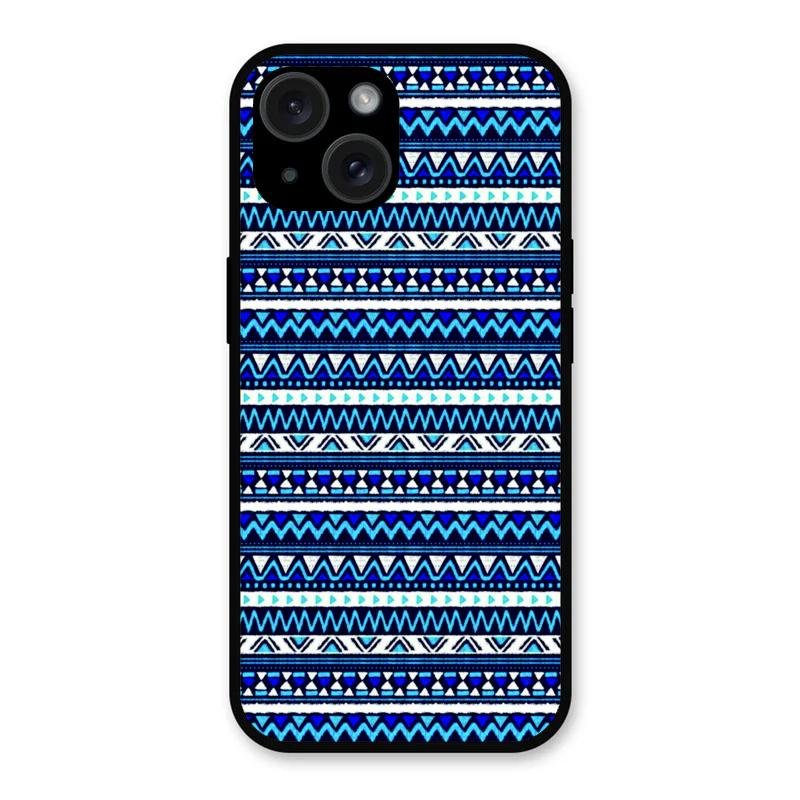 Mandala Glossy Metal Case Cover For iPhone 15 Plus