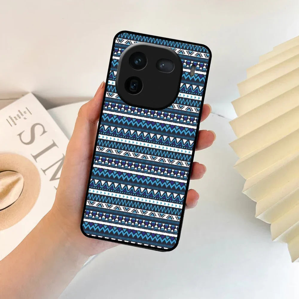 Mandala Glossy Metal Case Cover For iQOO - ShopOnCliQ