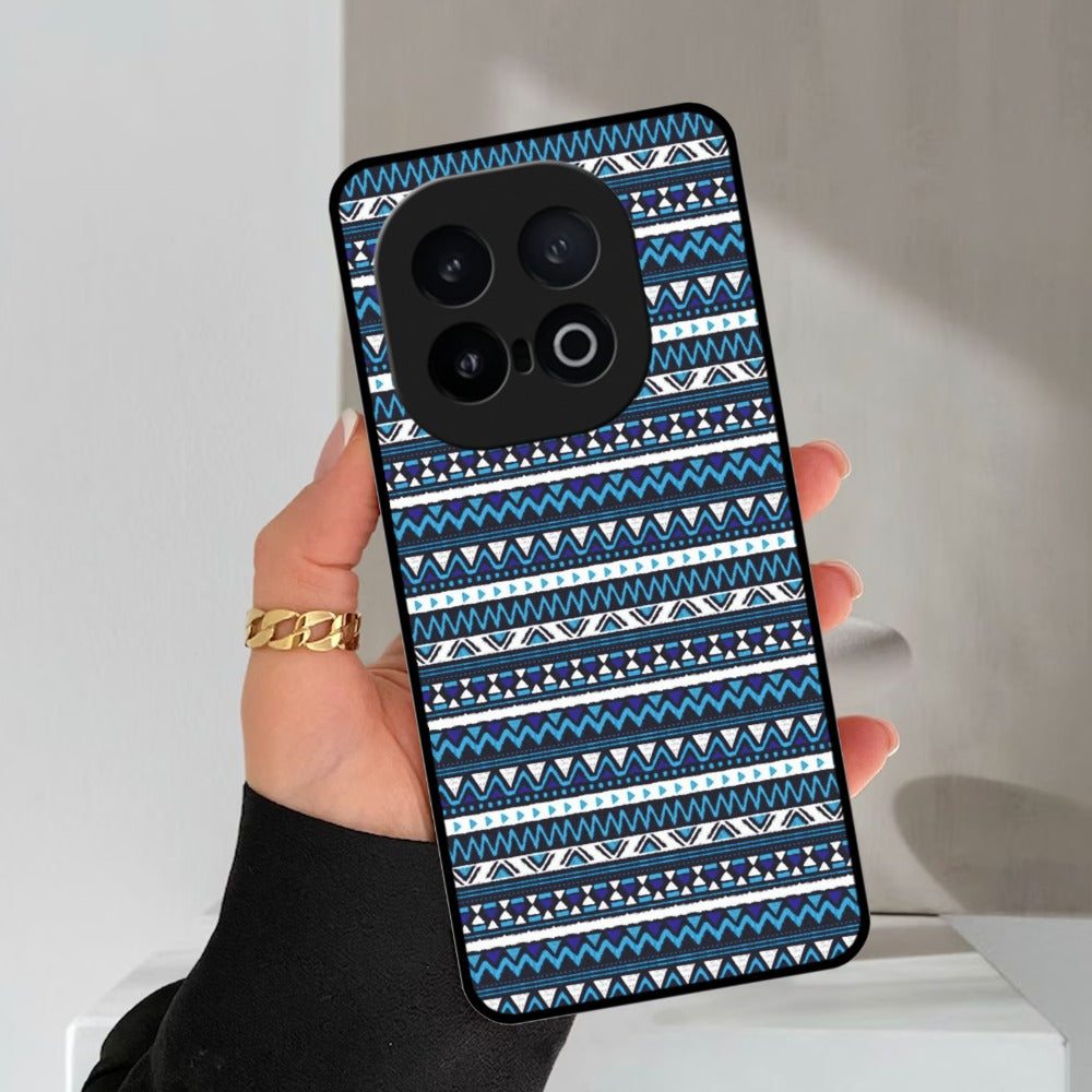 Mandala Glossy Metal Case Cover For Vivo