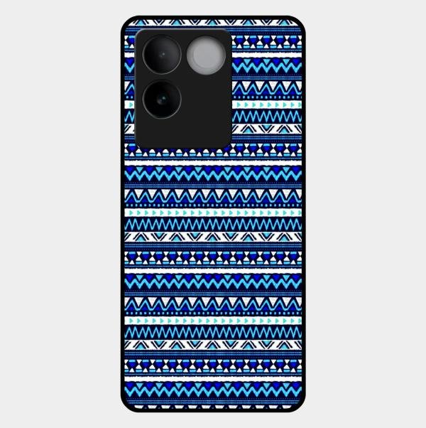 Mandala Glossy Metal Case Cover For Iqoo Z7 Pro 5G