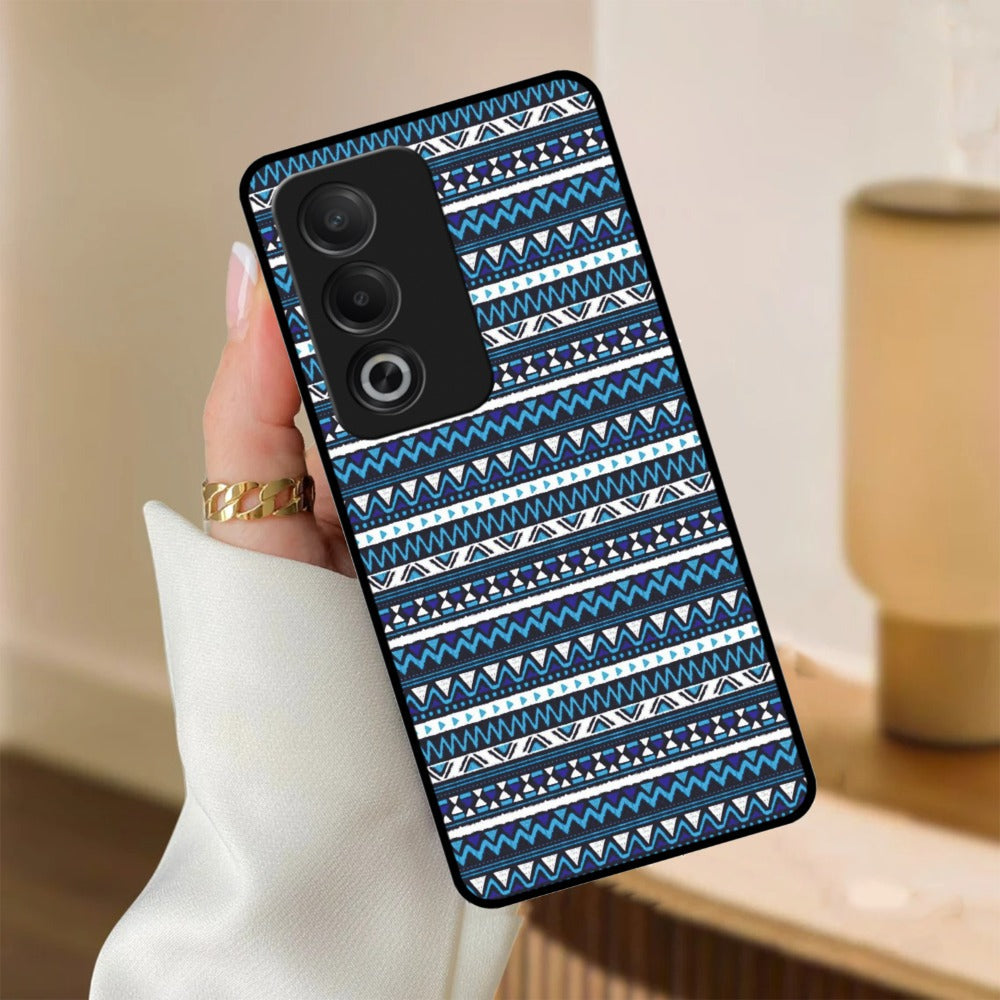 Mandala Glossy Metal Case Cover For Oppo