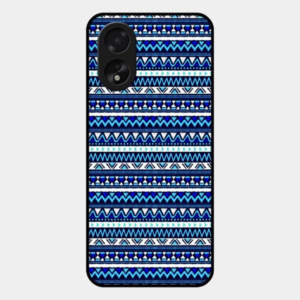 Mandala Glossy Metal Case Cover For Oppo A38