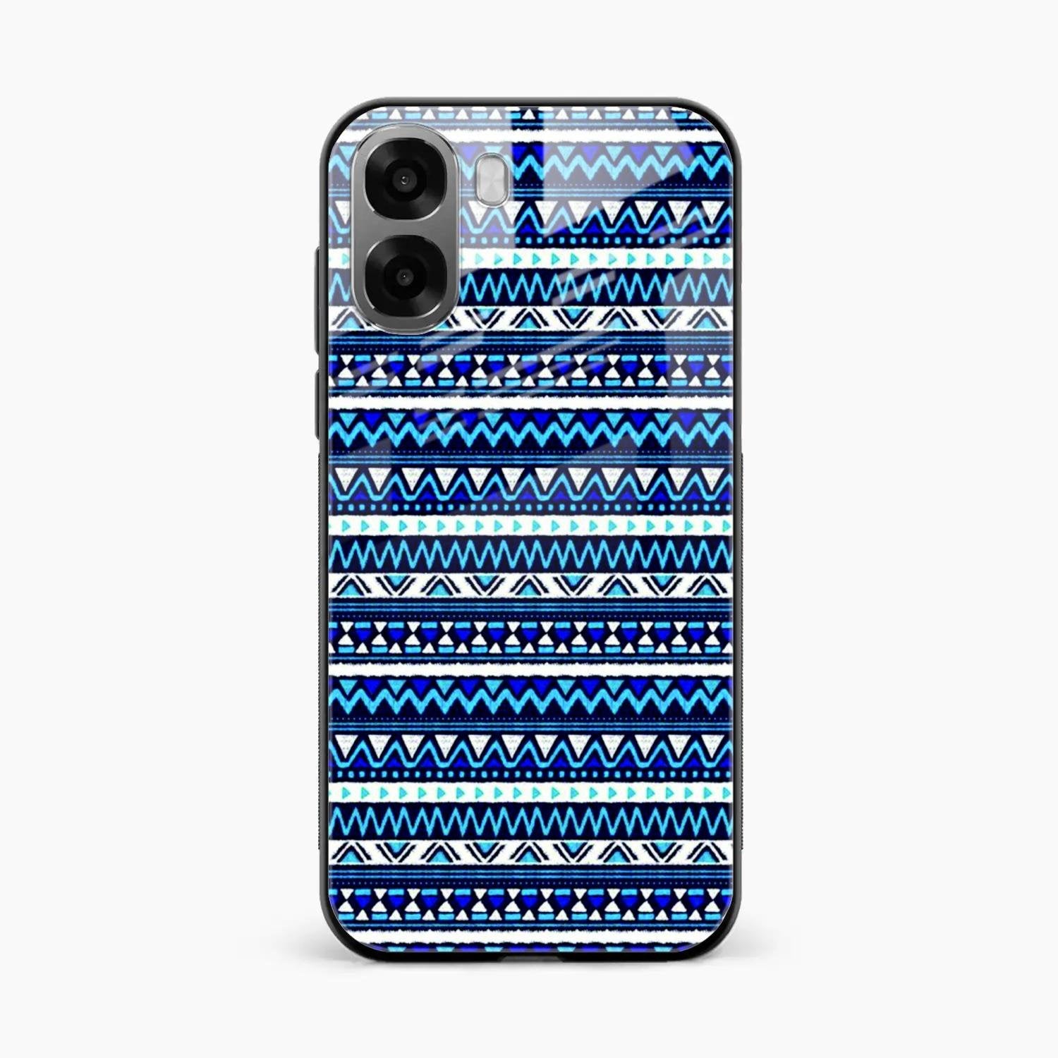 Mandala Glossy Metal Case Cover For Oppo A6X 5G