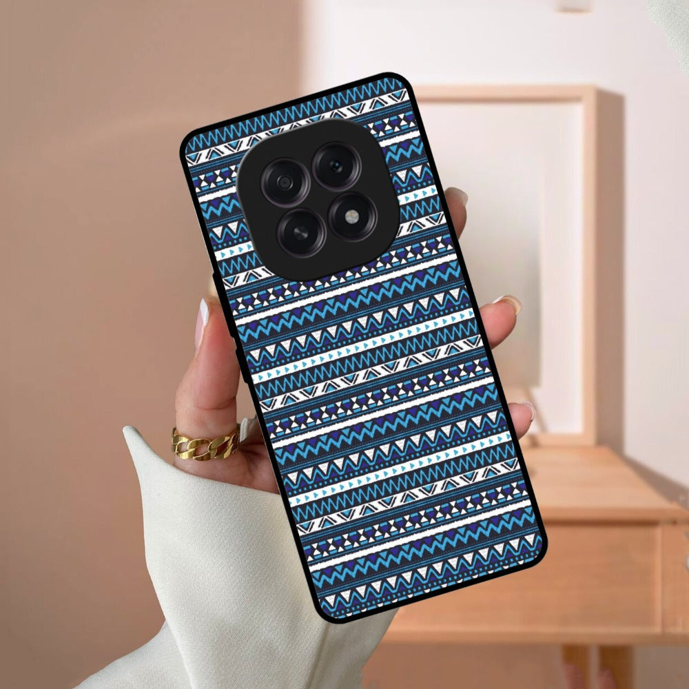 Mandala Glossy Metal Case Cover For Oppo