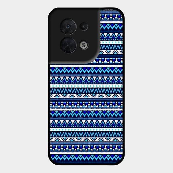 Mandala Glossy Metal Case Cover For Oppo Reno 8 5G
