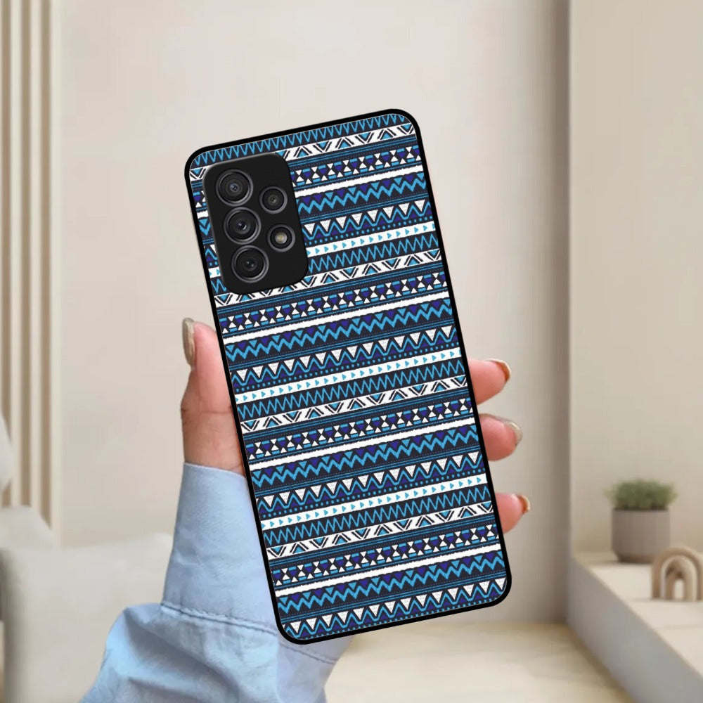 Mandala Glossy Metal Case Cover For Samsung