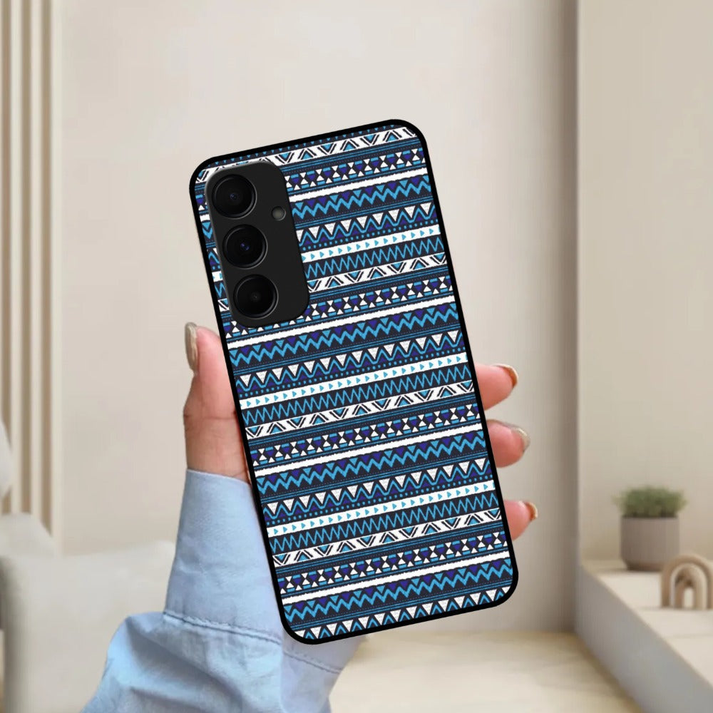 Mandala Glossy Metal Case Cover For Samsung