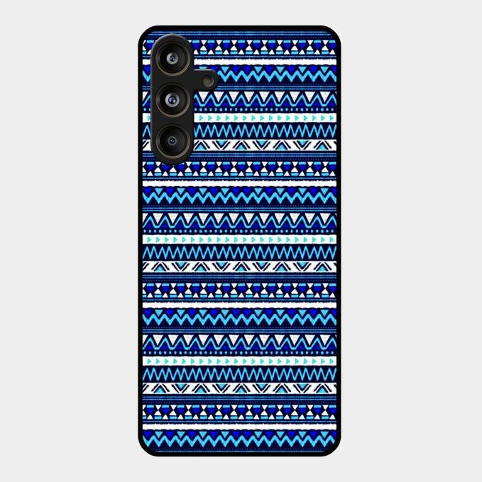 Mandala Glossy Metal Case Cover For Samsung Galaxy M55 5G