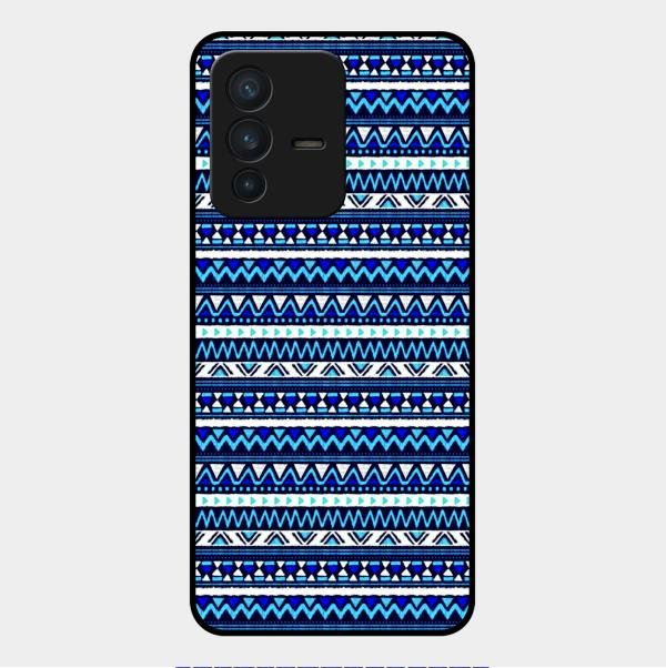 Mandala Glossy Metal Case Cover For Vivo V23 5G