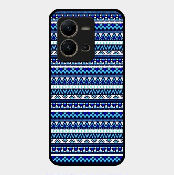 Mandala Glossy Metal Case Cover For Vivo V25 5G