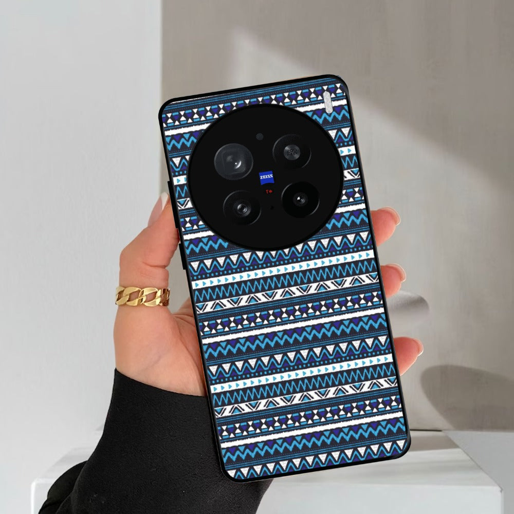 Mandala Glossy Metal Case Cover For Vivo