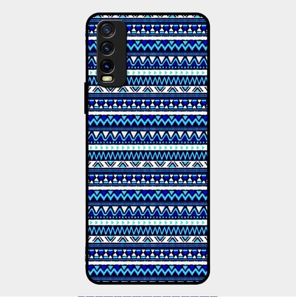 Mandala Glossy Metal Case Cover For Vivo Y20T